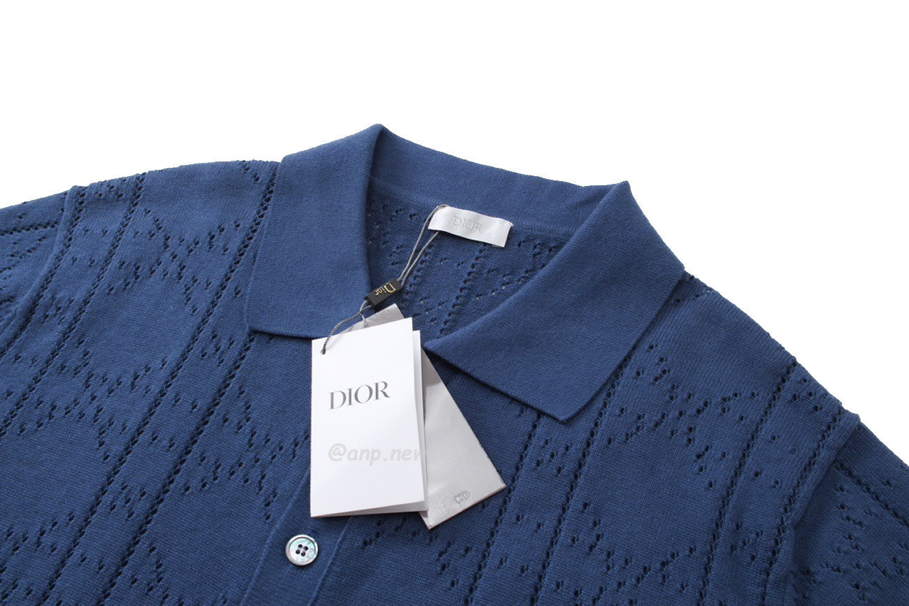 Dior Cannage Short Sleeved Shirt (10) - newkick.cc